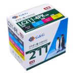 【ネット限定】 G&G インクカートリッジ ＜brother(ブラザー) LC211-4PK互換 4色セット ICチップ付残量検知対応＞ B211-4
