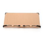 2017年新型 見やすい角度に14段階調節 木製ブックスタンド 2冊同時に読書可能 大型・ワイドサイズ（59cm×26.5cm） 折りたたみ式 書見台