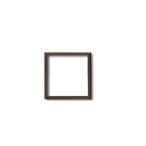 代引不可/〔四角額〕木製正方形額・カラー正方形額 100角（100×100mm）ブラウン/代引不可