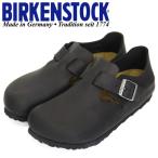 ショッピングBIRKENSTOCK BIRKENSTOCK (ビルケンシュトック) 0166543 LONDON ロンドン レザーシューズ BLACK ナロー幅 BI229