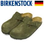 ショッピングBIRKENSTOCK BIRKENSTOCK (ビルケンシュトック) 1024714 BOSTON ボストン スエードレザーサンダル THYME ナロー BI471