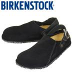 BIRKENSTOCK (ビルケンシュトック) 1025323 LUTRY Premium Suede ルトリー スエードレザーサンダル BLACK レギュラー幅 BI350
