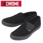 ショッピングCHROME CHROME (クローム クロム) FW-169 DIMA 2.0 ディマ スリッポン スエード スニーカー BLACK SUEDE CH241