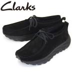 Clarks (クラークス) 26175680 Walla Eden Lo ワラ エデン ロー メンズシューズ Black Sde CL120