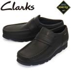 Clarks (クラークス) 26178185 WallaLoafer GTX ワラローファー ゴアテックス メンズ シューズ Black Leather CL130