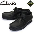 ショッピングクラークス Clarks (クラークス) 26183074 Wallabee GTX ワラビー ゴアテックス メンズ ブーツ Blk/Black Lea CL152