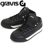 ショッピンググラビス gravis (グラビス) TARMAC HC DLX ターマック HC DLX ハイカットスニーカー BLACK/WHITE GRV003