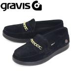 gravis (グラビス) 25221 ODJICK CHAIN オジェック チェーン コインローファー BLACK GRV015