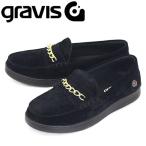 ショッピンググラビス gravis (グラビス) 25221 ODJICK CHAIN オジェック チェーン コインローファー BLACK GRV015