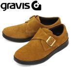 ショッピンググラビス gravis (グラビス) 25226 Shanahan シャナハン ワンストラップ スエードスニーカー BEIGE (BROWN) GRV031