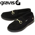 gravis (グラビス) 25228 ODJICK Bits オジェックビット スリッポン ローファー スニーカー BLACK GRV032