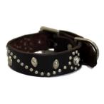 HTC SN-32　Narrow Studs Bracelet(ナロースタッズブレスレット) ブラックレザー