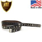 HTC(Hollywood trading Company) SN-32 Narrow Studs Belt( narrow заклепки ремень ) черный 