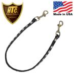 HTC (Hollywood Trading Company) #1LINE FLAT DIAMOND WALLET CORD フラットダイアモンド レザーウォレットコード BLACK