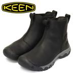 KEEN (キーン) 1025526 Women's GRETA CHELSEA WP グレタ チェルシー ウォータープルーフ ブーツ レディース BLACKxSTEEL GREY KN603