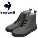 le coq sportif (ルコック スポルティフ) QL3VJD30GB LCS TELUNA III MID テルナ ミッド レディーススニーカー グレーxブラック LE054