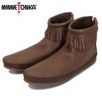 sale セール MINNETONKA(ミネトンカ) 1975 Deerskin Back Zip Boot(ディアスキンバックジップブーツ) #288X CARAMEL レディース MT414