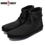 sale セール MINNETONKA(ミネトンカ) 1975 Deerskin Back Zip Boot(ディアスキンバックジップブーツ) #289X BLACK レディース MT415