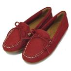 sale セール MINNETONKA(ミネトンカ) Tie Driving Moc(タイドライビングモック) #69812 RED NUBUCK レディース MT350