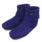 sale セール MINNETONKA(ミネトンカ) Double Fringe Side Zip Boot(ダブルフリンジサイドジップブーツ) #699F BLUE VIOLET レディース MT357