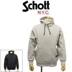 ショッピングschott Schott (ショット) 2931003 HEAVY WEIGHT PLAIN HOODIE ヘビーウェイト プレーンフーディー パーカー 全2色