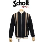 ショッピングschott Schott (ショット) 5140001 LS ZIP KNIT CARDIGAN ロングスリーブ ジップ ニット カーディガン 050 BROWN