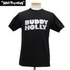 SEDITIONARIES by 666 (セディショナリーズ) BUDDY HOLLY Tシャツ ブラックxシルバーラメ STO006