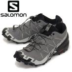 Salomon (サロモン) L41738000 SPEEDCROSS 6 スピードクロス 6 ランニングシューズ QUIET SHADE / BLACK / PEARL BLUE SL041