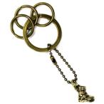 VASSER（バッサー） Biker Boot Charm Key Chain　Brass(バイカーブーツチャームキーチェーンブラス)