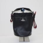 Vivienne Westwood ヴィヴィアン ウエストウッド PUNK 2WAYバッグ レザー 巾着ポーチ ショルダーストラップ付 BAG 鞄 ∴WB1112