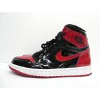 ナイキ NIKE AIR JORDAN 1 RETRO HIGH OG Patent Bred 555088-063 size:27.0cm スニーカー 靴 △WT4538