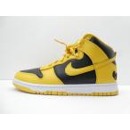 ナイキ NIKE × Wu-Tang Clan DUNK HIGH RETRO PRM Black & Pollen HJ4320-001 size:27.5cm スニーカー 靴 △WT5004