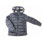ショッピングmoncler MONCLER モンクレール SALZMAN サルズマン フードロゴ ダウンジャケット G20911A00009 ネイビー 紺 SIZE：0★FG7540