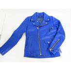 Johnbull ジョンブル カラー ダブルライダース レザージャケット 牛革 16175 SIZE：M★FG7581