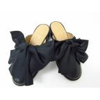 SIIILON×HARUTA シーロン×ハルタ ミュール サンダル リボン SIZE:23.5cm★SH8232