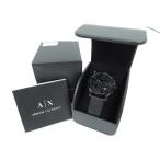 ARMANI EXCHANGE アルマーニエクスチェンジ AX2098 クロノグラフ クォーツ腕時計 レザーベルト♪AC16191