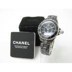 CHANEL シャネル J12 デイト H0682 クォーツ腕時計 レディース 社外セラミックベルト ...