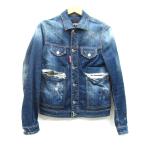 ショッピングディースクエアード Dsquared2 ディースクエアード デニムジャケット S74AM0734 SIZE:42 メンズ□UF4494