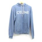 ショッピングセリーヌ CELINE セリーヌ ロゴ プリント パーカー SIZE:XS メンズ □UF4499
