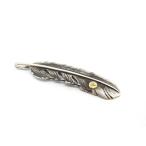 ショッピングking  TADY&KING タディ＆キング フェザー Lサイズ シルバー ペンダント トップ ∠UA10715