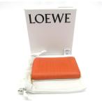 LOEWE ロエベ ラウンドファスナー/型押し加工 コインケース カードケース名刺入れ　財布 □UP5422