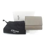 ショッピングセリーヌ CELINE セリーヌ スモール トリフォールド 三つ折り ウォレット 財布 ∠UP5436
