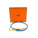 HERMES エルメス レザー ジャンボ ダブルコイル ブレスレッド チョーカー ∠UP5553