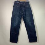 EVISU エヴィス カモメペイント デニムパンツ NO.2 LOT.2001 サイズ34×35 日本製 革パッチ セルビッチ ピンク ◇090831