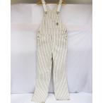 Carhartt TRADE OVERALL Carhartt полоса комбинезон bib pe Inter белый слоновая кость 32×32 б/у товар *101384