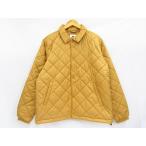 NIKE Nike стеганная куртка с хлопком Coach внешний THERMA-FIT полиэстер Camel Brown чай цвет L размер б/у товар *101393