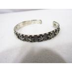  не использовался SILVER серебряный 925 браслет размер регулировка возможно звезда рисунок Star не использовался товар *140891