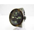 ショッピングnixon NIXON THE CORPORAL ニクソン クォーツ メンズアナログ腕時計 ステンレス メタルブラック 腕周り約15cm 中古品 ◆141004