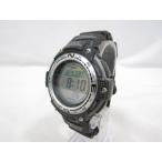CASIO Casio кварц наручные часы цифровой SGW-100J нержавеющая сталь 20 атмосферное давление водонепроницаемый черный чёрный б/у товар *141516