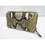 ショッピングスタッズ JIMMY CHOO ジミーチュウ スタッズパイソンラウンドウォレット 蛇柄 ユニセックス 付属品なし 中古品 ◆140642